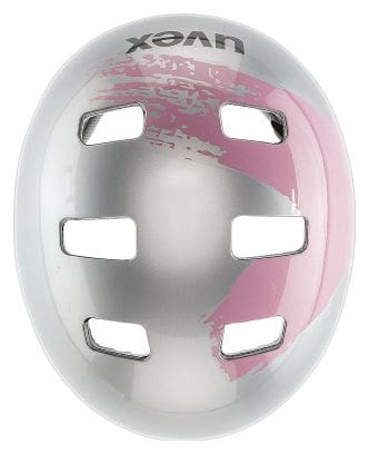 Casque enfant Uvex kid 3 gris / rose 