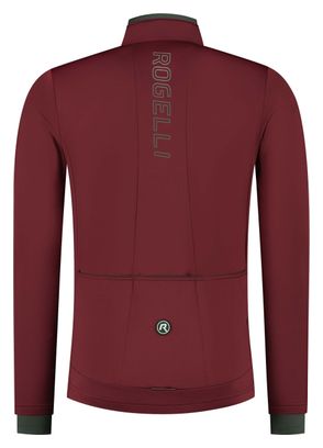 Maillot Manches Longues Rogelli Essential Rouge Homme