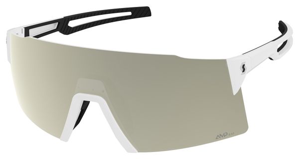 Scott Stride Compact AMP Brille, Weiß / AMP Weiß-Chrom S2