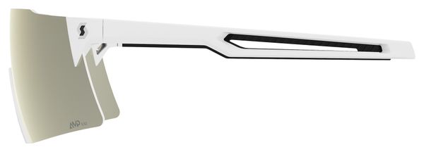 Scott Stride Compact AMP Brille, Weiß / AMP Weiß-Chrom S2
