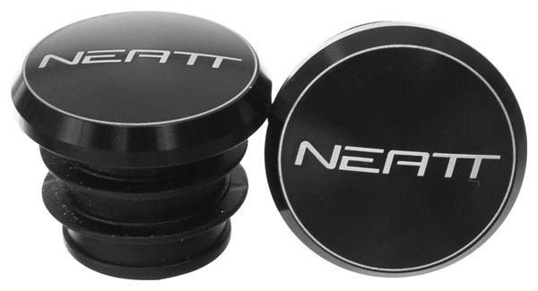 Tapones de barra de aluminio Neatt negro