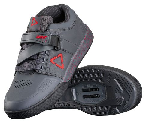 Zapatillas Leatt 4.0 Clip Titanio Gris Oscuro