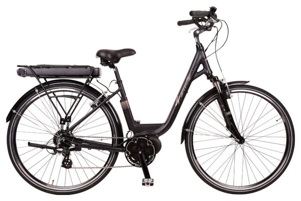 Vélo de Ville Electrique Femme Granville Smooth 50 Promovec Lady Shimano Altus 8v Noir 2020