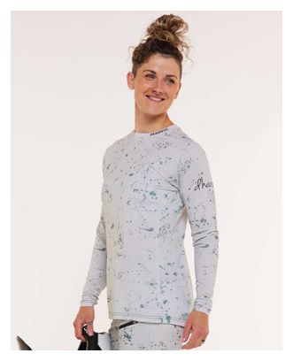 Race Women's Long Sleeve Jersey Grey/Green