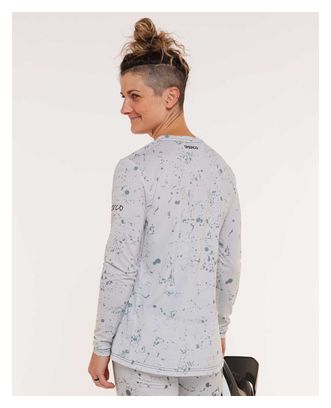 Race Women's Long Sleeve Jersey Grey/Green