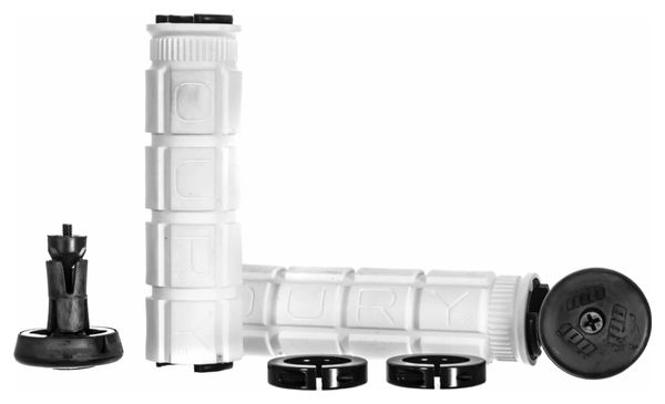 Oury Lock-On Grips - White