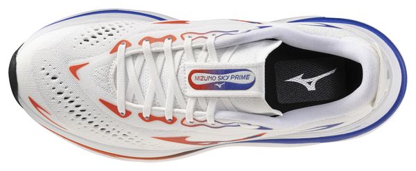 Zapatillas de running Mizuno Sky Prime blancas/azules/rojas para hombre