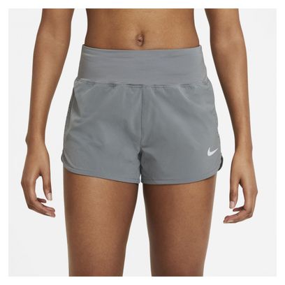 Short Nike Eclipse Gris Mujer
