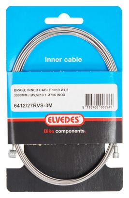 Elvedes Brake Cable Ø1,5mm 3000 mm
