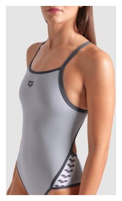 Traje de baño Arena Icons Super Fly Seam Espuma/Asfalto para mujer
