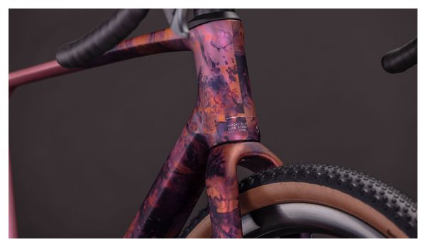 Cube Nuroad C:62 EX Gravel Bike Shimano GRX Di2 12S 700 mm Cambio Blush Pink Art 2026