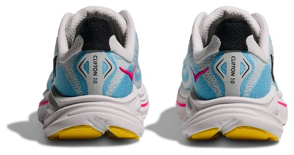 Scarpe da corsa Hoka Clifton 10 blu/bianche/rosa per bambini