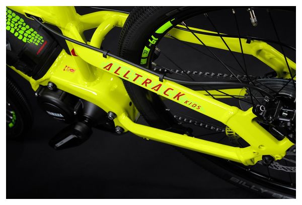 Haibike AllTrack Kids Electric MTB Shimano Altus 9S 400 Wh 24'' Lime Yellow 2023 9 - 12 Years Old