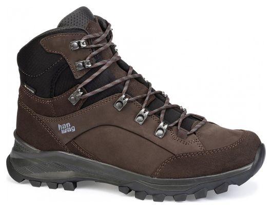 Hanwag Banks GTX Wanderschuhe Braun Grau Herren