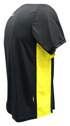 Tee-shirt BAVELLA 2.0 BLACK ULTRA | QUASAR YELLOW