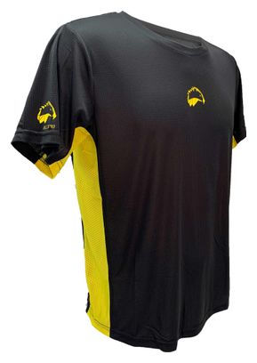 Tee-shirt BAVELLA 2.0 BLACK ULTRA | QUASAR YELLOW