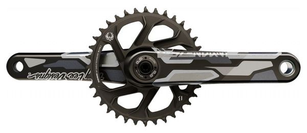 Truvativ Descendant TLD Colab Troy Lee Designs Eagle DH DUB83 12S 36T Direct Mount Chainring (No Case) Black