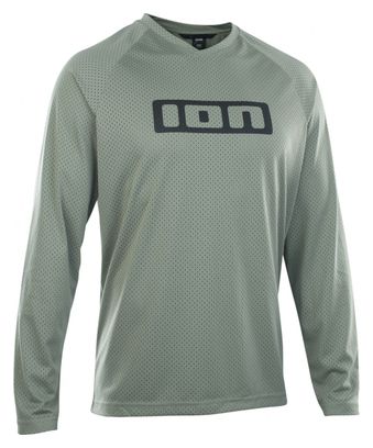 ION Logo MTB Long Sleeve Jersey Light Green