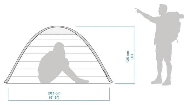 Crua Culla Maxx-tente intérieure isolante pour 3 personnes-Gris