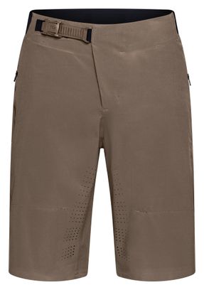 Pantaloncini da uomo Fox Flexair con rivestimento in pelle, marroni