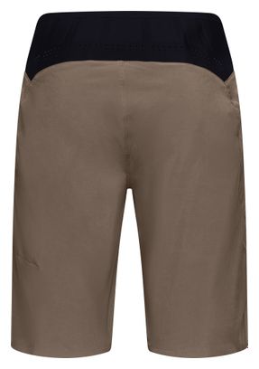 Pantaloncini da uomo Fox Flexair con rivestimento in pelle, marroni