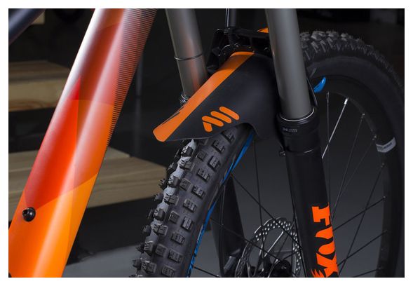 All Mountain Style AMS Orange Black Front Mudguard