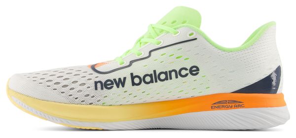 Running Shoes New Balance FuelCell SuperComp Pacer v1 White Orange Men's