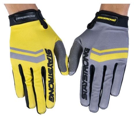 GANTS STAY STRONG OPPOSITE GLOVES 2021 GREY/YELLOW