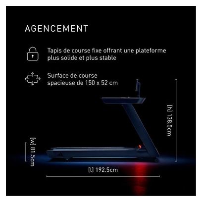 Tapis de Course Adidas T-23 + Bluetooth