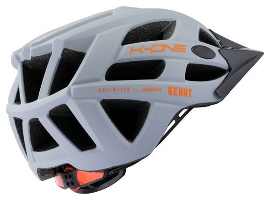 Prodotto ricondizionato - Casco Kenny K-One Blu Grigio / Arancione 2021