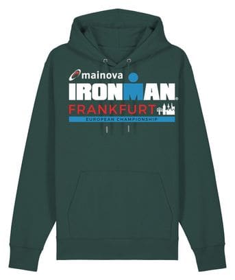 Felpa con cappuccio verde Ironman Frankfurt