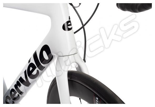 Bicicleta de carretera Cervélo R5 Disc Shimano Ultegra Di2 8070 11V Blanco / Plata 2021
