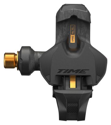 Pair of Time XPRO 12 SL C1 | Q-factor 53 mm Automatic Pedals (Regular) Black/Gold