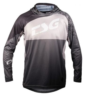Long Sleeve Jersey TSG BE3 Black / Gray