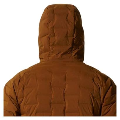 Mountain Hardwear Stretch Down Hooded Orange Daunenjacke für Herren