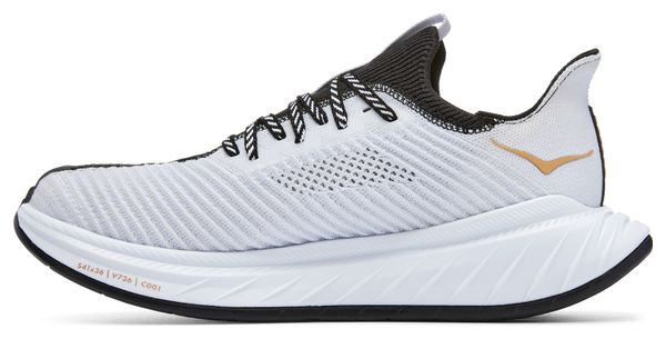 Hoka Carbon X 3 Running-Schuhe Schwarz Weiß Damen