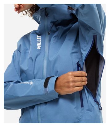 Giacca impermeabile Millet Kamet Gore-Tex blu da donna