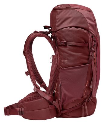 Zaino da trekking da donna Vaude Asymmetric 48+8L Rosso
