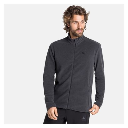 Polaire Manches Longues Odlo Full Zip Roy Gris Foncé