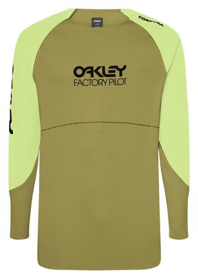 Oakley Maven Scrub Langarmtrikot Grün