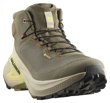 Chaussures de Randonnée Salomon Genesis Mid GTX Kaki Homme