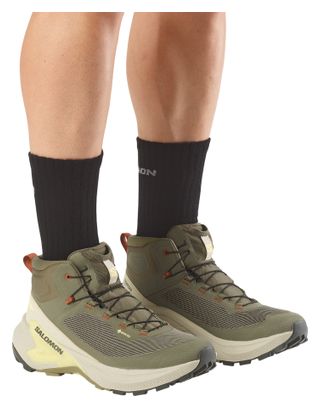 Chaussures de Randonnée Salomon Genesis Mid GTX Kaki Homme
