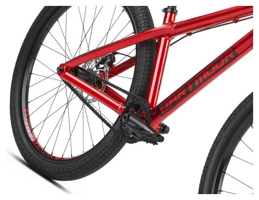 Dartmoor Jante De Vélo Raider V.2 26 Pouces Rouge Anodisé - Jante Double Paroi Pour Dirt Street BMX Freeride