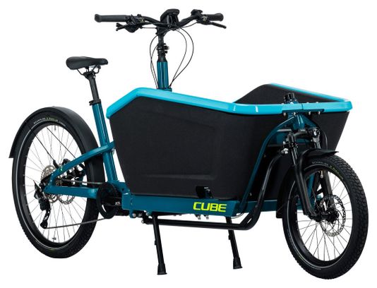 Vélo Cargo Électrique Cube Cargo Sport Hybrid 500 Shimano Deore 10V 500 Wh 20/27.5'' Bleu