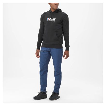 Top felpato "Millet" nero da uomo