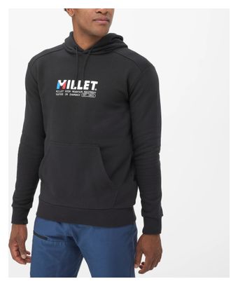 Top felpato "Millet" nero da uomo
