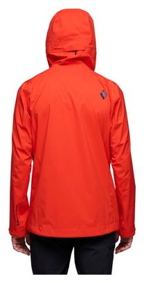 Black Diamond HighLine giacca impermeabile da uomo Red