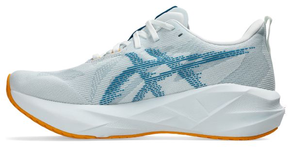 Chaussures Running Asics Novablast 5 Blanc/Bleu/Orange Homme