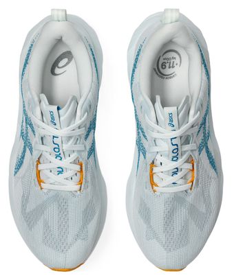 Chaussures Running Asics Novablast 5 Blanc/Bleu/Orange Homme