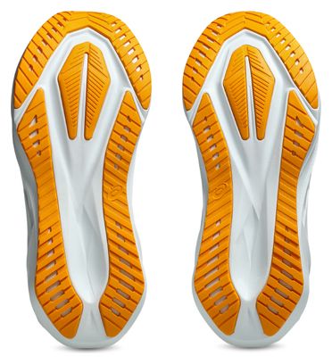 Chaussures Running Asics Novablast 5 Blanc/Bleu/Orange Homme